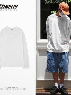 เสื้อยืดคอกลม ผู้ชาย เสื้อยืดผู้ชายเกาหลี เสื้อยืดเกาหลี แบรนด์ NELLY