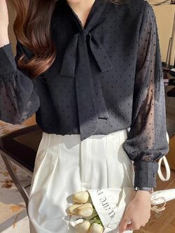 เสื้อสีดำสุภาพ เรียบหรู ดูดี เหมาะกับทุกโอกาส | เสื้อผู้หญิงสุภาพ