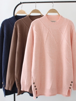 เสื้อกันหนาวคนอ้วน เสื้อกันหนาวสาวอ้วน เสื้อกันหนาวคนอวบ เสื้อกันหนาวแขนยาวสำหรับสาวอวบ อ้วน