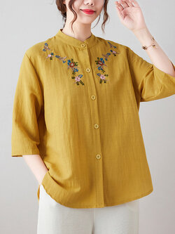 เสื้อลินิน แบบเสื้อสวยๆ เสื้อผ้าฝ้ายลินิน เสื้อเชิ้ตผ้าลินิน BY LININ