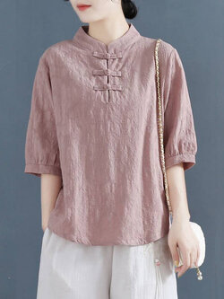 เสื้อลินิน เสื้อผ้าฝ้ายลินิน เสื้อเชิ้ตผ้าลินิน BY Zimo