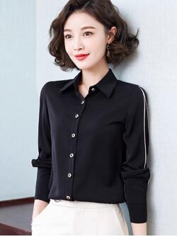 เสื้อสีดำสุภาพ เรียบหรู ดูดี เหมาะกับทุกโอกาส | เสื้อผู้หญิงสุภาพ