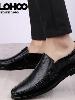 รองเท้าหนังผู้ชาย มีไซส์39-44 รองเท้าโลฟเฟอร์ชาย Slip-On Shoes