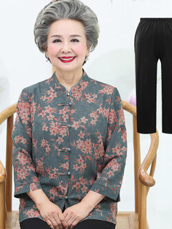 เสื้อคุณยาย เสื้อผู้วัยอายุ60-70ปี เสื้ออาม่า เสื้อผู้สูงอายุ