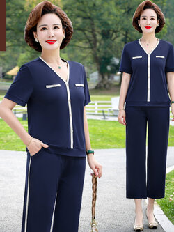 เสื้อผ้าคุณแม่วัย 60 เสื้อคนแก่ผู้หญิงวัย60