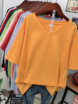 เสื้อยืดคอตตอน สกรีนลายน่ารัก มีหลากหลายสี ส่งฟรีทั่วไทย BY JIMIAO