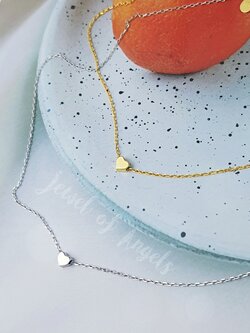 สร้อยคอสั้นเงินแท้ S925 รุ่น SweetHeart สร้อยลายโซ่ จี้หัวใจเล็ก mini heart สร้อยคอแฟชั่น silver925