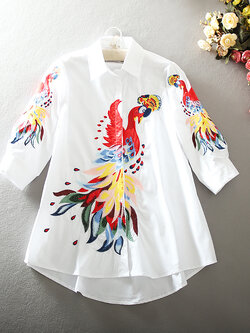 เสื้อผ้าฝ้าย เสื้อผ้าลินิน เสื้อฟรีไซส์ ปักลายสวยๆด้วยด้าย สไตล์VINTAGE มีขนาดไซส์เดียว สำหรับอก 35-40 นิ้ว