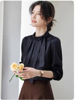 เสื้อสีดำสุภาพ เรียบหรู ดูดี เหมาะกับทุกโอกาส | เสื้อผู้หญิงสุภาพ