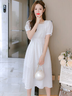 ชุดเดรสสั้น ชุดเดรสสั้นลายดอก ชุดเดรสสั้นวัยรุ่น By Meiyi women's clothing