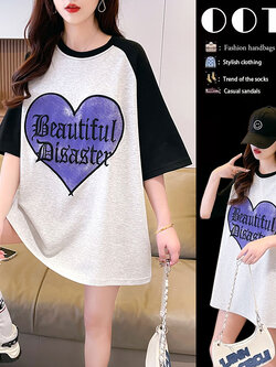 เสื้อยืดคนอ้วนแบบโอเวอร์ไซส์แบบ ulzzang fashion สนใจทักแชท