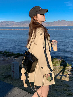 เสื้อโค้ท เสื้อโค้ทกันหนาว เสื้อโค้ทใส่เที่ยวต่างประเทศ ยี่ห้อ: Qianziqian