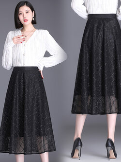 กระโปรงยาว กระโปรงยาวทรงเอ กระโปรงทำงาน