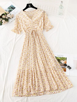 เดรสชีฟอง เดรสลายดอกไม้ Fairy House