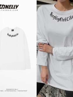 เสื้อยืดคอกลม ผู้ชาย เสื้อยืดผู้ชายเกาหลี เสื้อยืดเกาหลี แบรนด์ NELLY