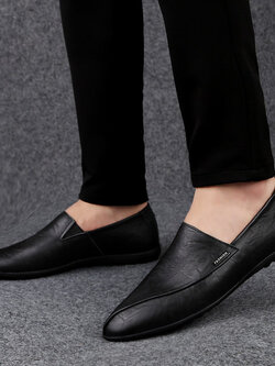 รองเท้าหนังผู้ชาย มีไซส์39-44 รองเท้าโลฟเฟอร์ชาย Slip-On Shoes