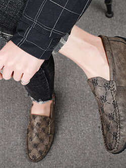 รองเท้าหนังผู้ชาย มีไซส์39-44 รองเท้าโลฟเฟอร์ชาย Slip-On Shoes