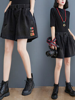 กางเกงผ้าลินิน กางเกงขาสั้น กางเกงผ้าลินินญี่ปุ่น กางเกงผ้าลินิน เอว ยางยืด By LZcotton and linen