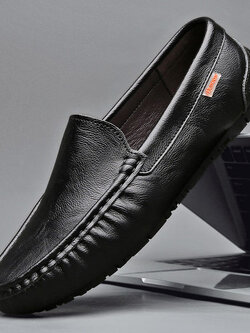 รองเท้าหนังผู้ชาย มีไซส์39-44 รองเท้าโลฟเฟอร์ชาย Slip-On Shoes