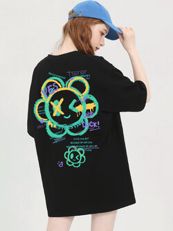 เสื้อผ้าวัยรุ่นเกาหลี เสื้อยืดวัยรุ่นผู้หญิง มีขนาด S M L XL