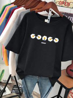 เสื้อยืดคอตตอน สกรีนลายน่ารัก มีหลากหลายสี ส่งฟรีทั่วไทย BY JIMIAO