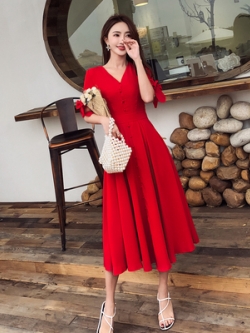 เดรสแฟชั่นเกาหลี ชุดเดรส ชุดเดรสแฟชั่น ชุดเดรสเกาหลี