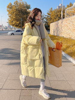 เสื้อโค้ท เสื้อโค้ทกันหนาว เสื้อโค้ทใส่เที่ยวต่างประเทศ ยี่ห้อ: Qianziqian