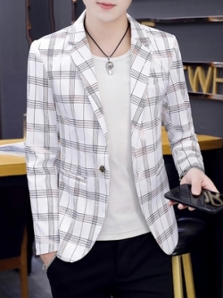 สูท Blazers ผู้ชาย เสื้อคลุมสไตล์สูท สำหรับผู้ชาย