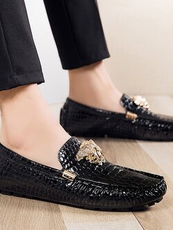 รองเท้าหนังผู้ชาย มีไซส์39-44 รองเท้าโลฟเฟอร์ชาย Slip-On Shoes