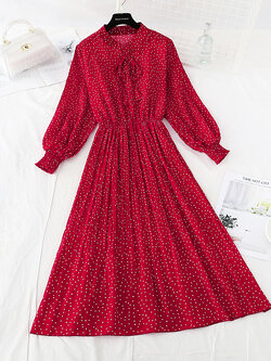 เดรสชีฟอง เดรสลายดอกไม้ Fairy House