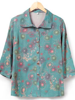 เสื้อคุณยาย เสื้อผู้วัยอายุ60-70ปี มีขนาด L-4XL(อกประมาณ35-45นิ้ว)