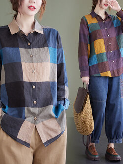 เสื้อลินิน แบบเสื้อสวยๆ เสื้อผ้าฝ้ายลินิน เสื้อเชิ้ตผ้าลินิน BY LININ