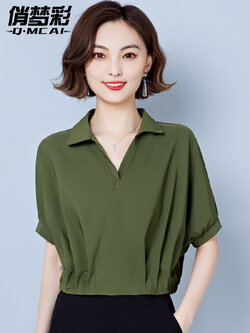 เสื้อชีฟอง เสื้อแฟชั่นสุภาพสตรีวัยผู้ใหญ่ มีไซต์ อก34นิ้ว-43นิ้ว