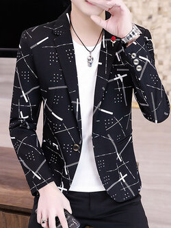 สูท Blazers ผู้ชาย เสื้อคลุมสไตล์สูท สำหรับผู้ชาย