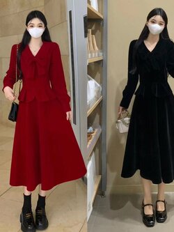 เดรสสาวอวบ มีไซส์ L-4XLอกเสื้อ 38-47 นิ้ว ใส่ได้ทั้งสาวหุ่นดีน่ารักจนถึงสาวอวบพลัสไซส์ จัดส่งฟรี! ทักแชทสั่งซื้อ