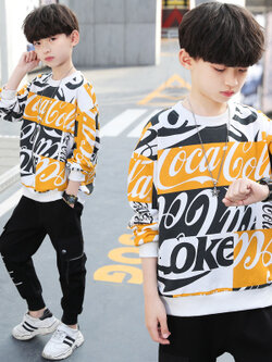 เสื้อยืดเด็กชาย เสื้อผ้าเด็กผู้ชาย เสื้อยืดเด็กผู้ชายสไตล์เกาหลี มีไซส์ 100-160 ใส่ได้ตั้งแต่ 6-12 ปี