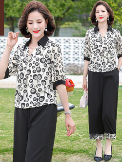 เสื้อผ้าคุณแม่วัย 60 เสื้อคนแก่ผู้หญิงวัย60