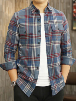 เสื้อเชิ้ตทํางานผู้ชาย แขนยาว