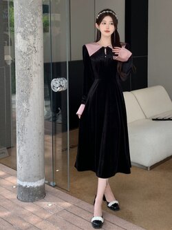 เดรสสาวอวบ มีไซส์ L-4XLอกเสื้อ 38-47 นิ้ว ใส่ได้ทั้งสาวหุ่นดีน่ารักจนถึงสาวอวบพลัสไซส์ จัดส่งฟรี! ทักแชทสั่งซื้อ