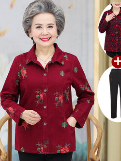 เสื้อคุณยาย เสื้อผู้วัยอายุ60-70ปี เสื้ออาม่า เสื้อผู้สูงอายุ