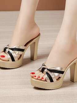 รองเท้าส้นสูงผู้หญิง รองเท้าส้นสูงรัดส้นผู้หญิง ส้นสูงนำเข้า ส้นสูงสวยหรู By Fashion Shoes Cabinat