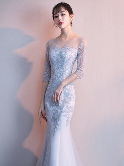 ชุดราตรี ชุดราตรีสวยหรู แบบ ทันสมัย Evening dress