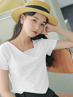 เสื้อผ้าวัยรุ่นเกาหลี เสื้อยืดวัยรุ่นผู้หญิง มีขนาด S M L XL