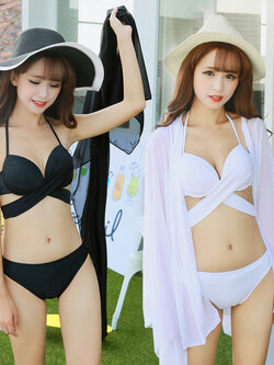 ชุดว่ายน้ำผู้หญิง ชุดว่ายน้ำน่ารัก Bikini ชุดไปทะเล