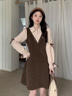 เดรสสาวอวบ มีไซส์ L-4XLอกเสื้อ 38-47 นิ้ว ใส่ได้ทั้งสาวหุ่นดีน่ารักจนถึงสาวอวบพลัสไซส์ จัดส่งฟรี! ทักแชทสั่งซื้อ