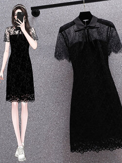 เดรสแขนสั้น มีไซส์ L-4XLอก 38-47 นิ้ว ใส่ได้ทั้งสาวหุ่นดีน่ารักจนถึงสาวอวบพลัสไซส์ จัดส่งฟรี! ทักแชทสั่งซื้อ