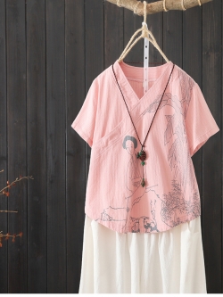 เสื้อผ้าฝ้าย ผ้าลินิน มีขนาดไซส์เดียว อกประมาณ100ซม.หรือประมาณ 40นิ้วขึ้นไป