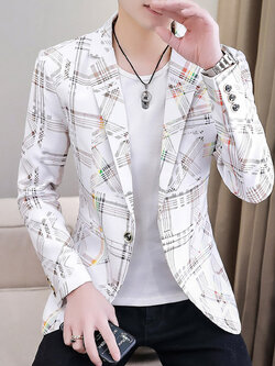 สูท Blazers ผู้ชาย เสื้อคลุมสไตล์สูท สำหรับผู้ชาย