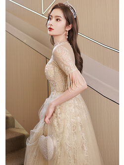 ชุดราตรี ชุดราตรีสวยหรู แบบ ทันสมัย Evening dress