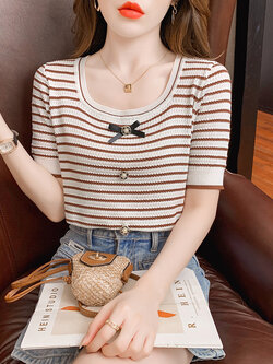 เสื้อผ้าวัยรุ่นเกาหลี เสื้อยืดวัยรุ่นผู้หญิง มีขนาด S M L XL